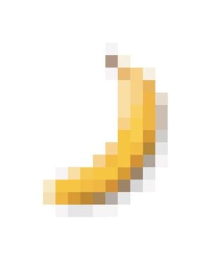 Pixel Banana 40x50
