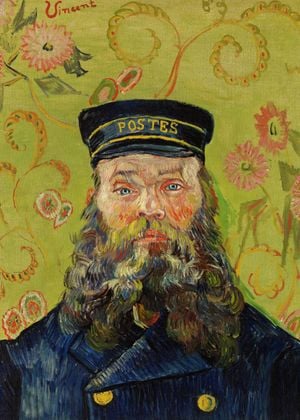 Portrait Of Joseph Roulin By Van Gogh 50x70