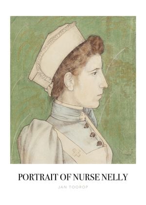 Portrait Of Nurse Nelly 50x70