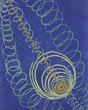 Primordial Chaos   No 16 By Hilma Af Klint 40x50