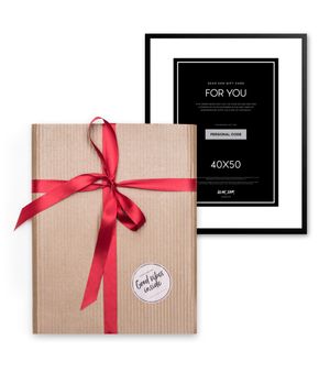 Valfri poster + Presentkort 40x50