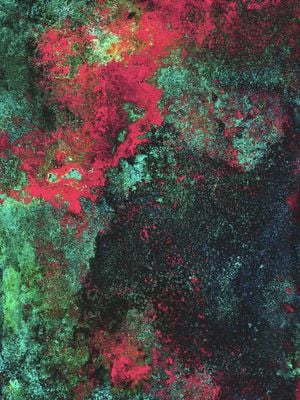 Psychedelic Rust 30x40