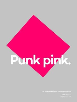 Punk Pink 30x40