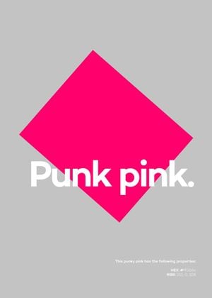 Punk Pink 50x70