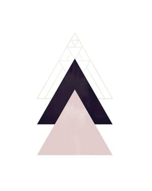 Repeated Pyramid Shapes 40x50