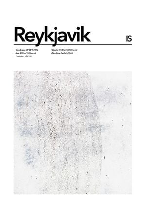 Reykjavik Abstract 21x30