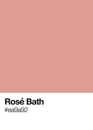 Rose Bath 50x70