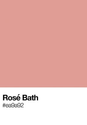 Rose Bath 70x100
