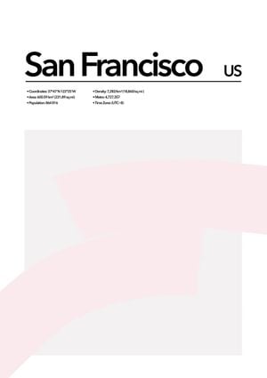 San Francisco Abstract 21x30