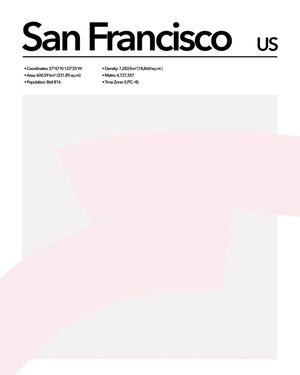 San Francisco Abstract 40x50