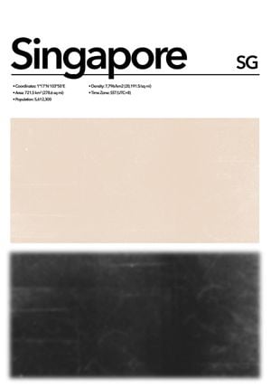 Singapore Abstract 70x100