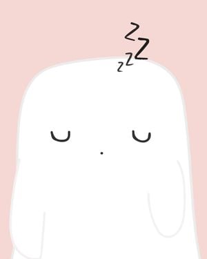 Sleeping Ghost 40x50