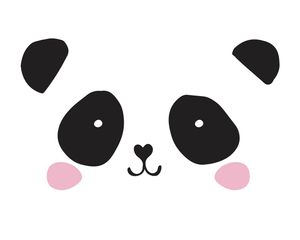 Smiling Panda 50x40