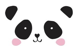 Smiling Panda 70x50