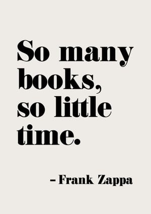So Many Books 21x30