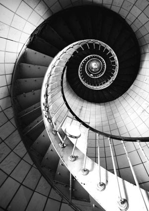 Spiral Stairs 21x30