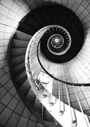 Spiral Stairs 50x70