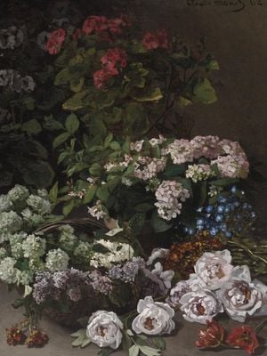 Spring Flowers By Monet 30x40