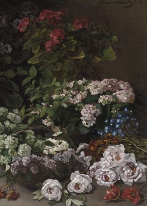 Spring Flowers By Monet