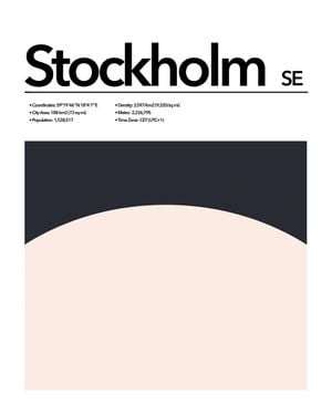 Stockholm Abstract 40x50