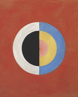 Svanen, No. 17 By Hilma Af Klint 40x50