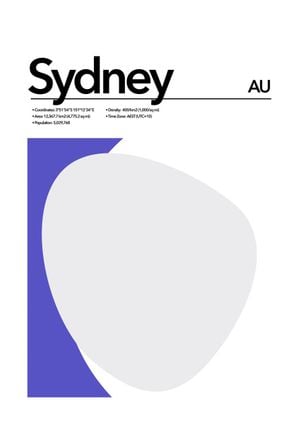Sydney Abstract 21x30