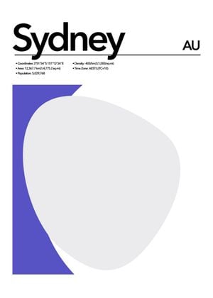 Sydney Abstract 50x70