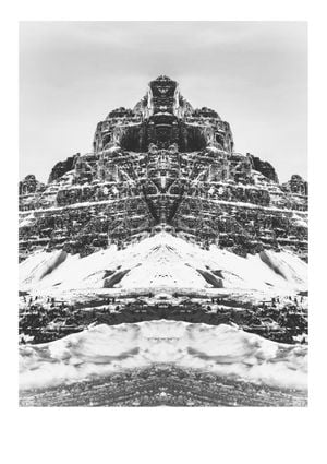 Symmetrical Mountain 21x30