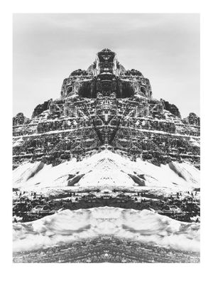 Symmetrical Mountain 70x100