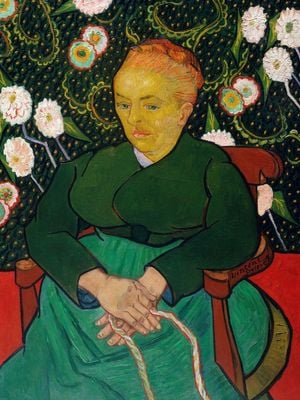 The Berceuse, Woman Rocking A Cradle By Van Gogh 30x40