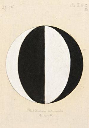 The Current Standpoint Of The Mahatmas By Hilma Af Klint 70x100