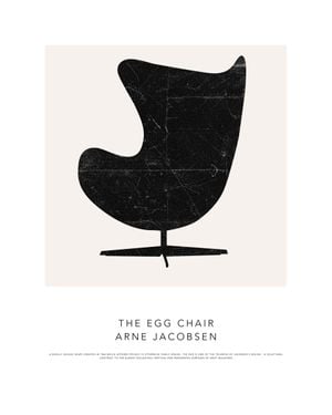 The Egg Chair 40x50