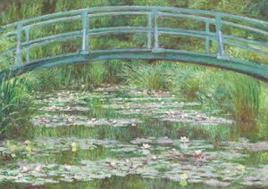The Japanese Footbridge By Monet 30x21