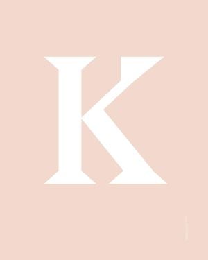 The Letter K 40x50