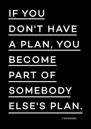 The Plan Quote 21x30
