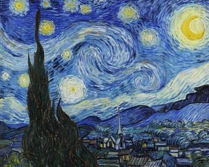 The Starry Night By Van Gogh 50x40