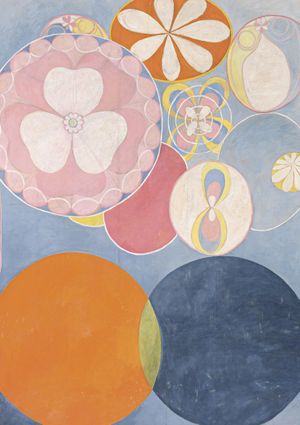 The Ten Largest, No. 2, Childhood By Hilma Af Klint 21x30