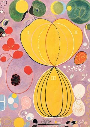 The Ten Largest, No. 7 By Hilma Af Klint 21x30