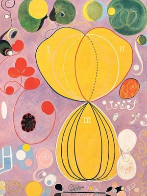 The Ten Largest, No. 7 By Hilma Af Klint 30x40