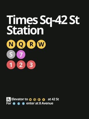 Times Square 42 30x40