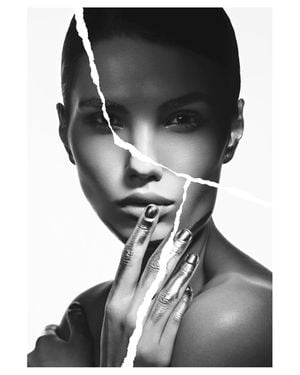 TORN GIRL TWO 40x50