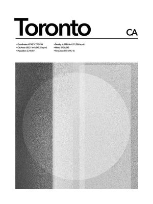 Toronto Abstract 30x40