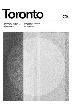 Toronto Abstract 70x100