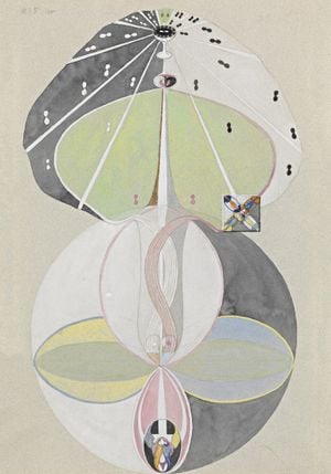 Tree Of Knowledge By Hilma Af Klint 70x100
