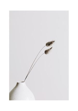 Vase With Dry Grass 21x30