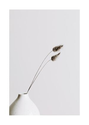 Vase With Dry Grass