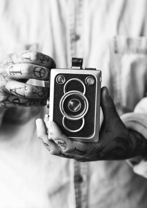 Vintage Camera 21x30