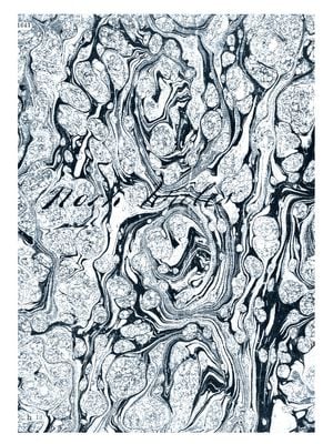 Vintage Marbled Paper 30x40