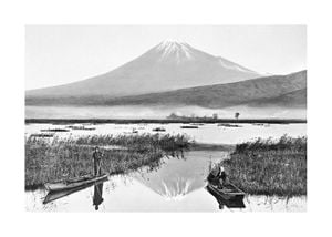 Vintage Postcard Of Mount Fiji