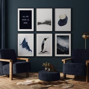 Blue Winter wall